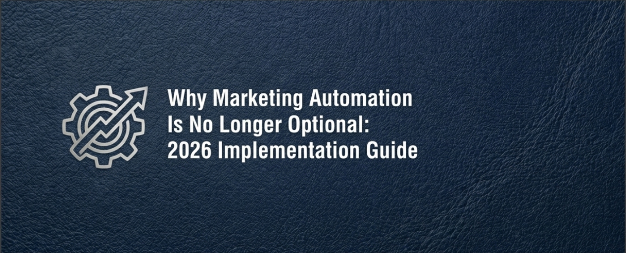 Why Marketing Automation Is No Longer Optional: 2026 Implementation Guide